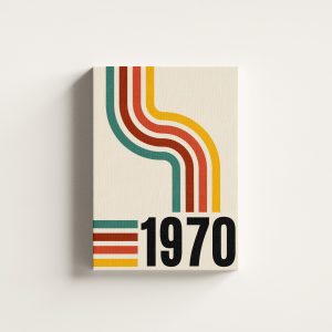 1970 Poster Kanvas Tablo