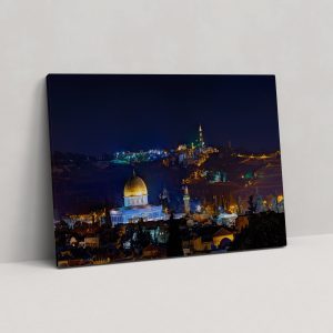 Mescidi Aksa Akşam Kanvas Tablo