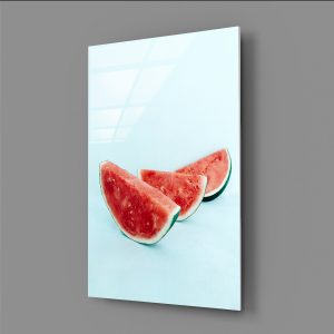 Karpuz Dilimleri Cam Tablo