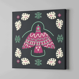 Büyülü Kanatların Gölgesinde Kanvas Tablo