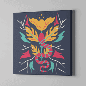 Mistik Yılan Kanvas Tablo