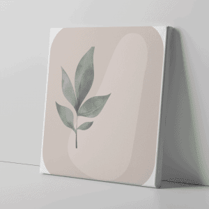 Doğanın İnceliği Yaprak Kanvas Tablo