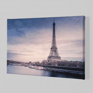 Akşam Üzeri Eyfel Kulesi Kanvas Tablo