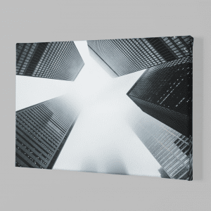 Gökdelenler Görüntüsü Kanvas Tablo