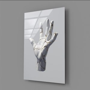 Bereketli Eller Minimalist Cam Tablo