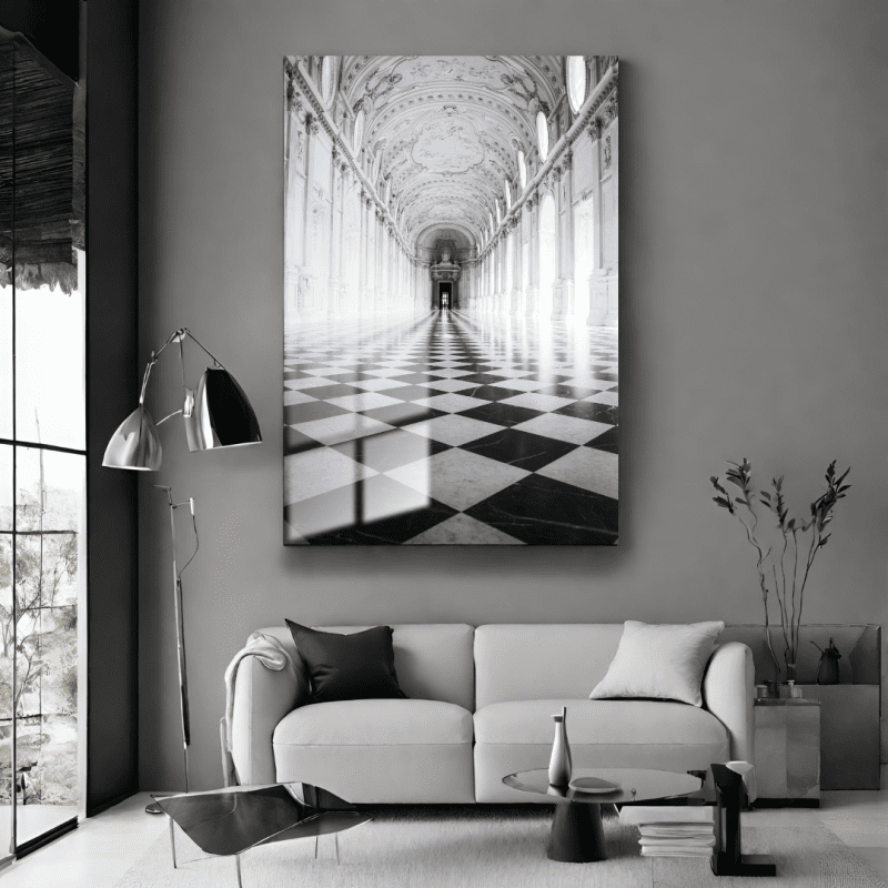 Geometrik duvar sanatı, geometrik şekillerin ve desenlerin kullanıldığı modern ve minimalist bir tarzdır.