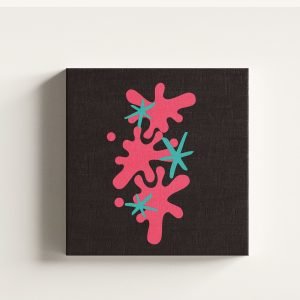 Amorf Şekiller Denge ve Uyum Kanvas Tablo