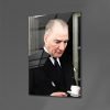 Kahve Eşliğinde Atatürk'ün İzinde Cam Tablo