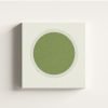 Minimal Yeşil Halka Kanvas Tablo